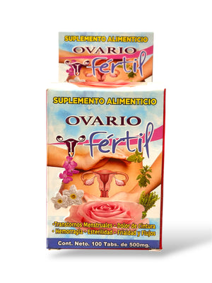 Tabletas economicas Ovario Fertil 100 pzas