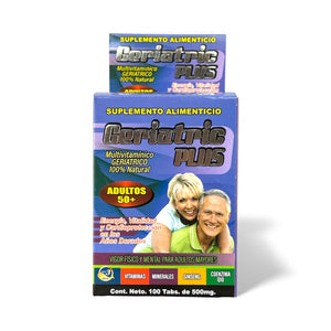 Tabletas economicas Geriatric Plus 100 pzas