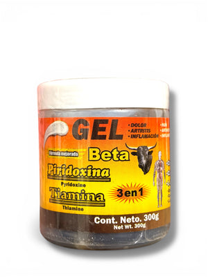 Gel de Beta Piridoxina y Tiamina 300g
