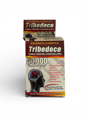 Tabletas economicas Triple B Vit B1, B6, B12 Tinto T 100 pzas