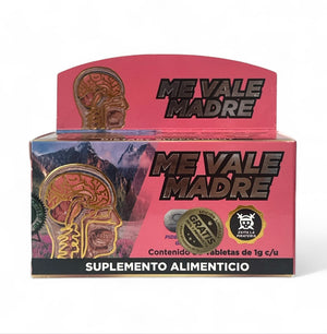 Tabletas Me Vale Madre 60 pzas