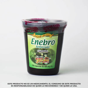 Cápsulas de enebro 150 pzas vaso