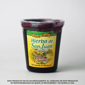 Cápsulas de hierba de San Juan 150 pzas vaso