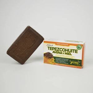 Jabón de tepezohuite, miel y avena 100g
