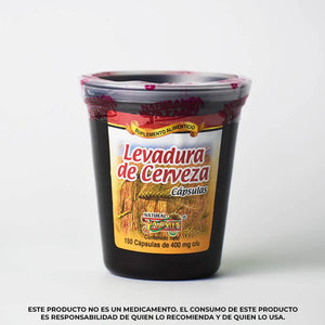 Cápsulas de levadura de cerveza 150 pzas vaso