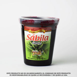 Cápsulas de sábila 150 pzas vaso