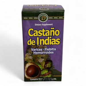 Tabletas de castaño de Indias 90 pzas