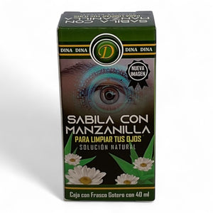 Gotas de sabila con manzanilla para ojos 40ml gotero