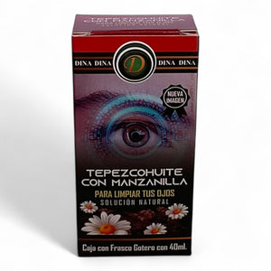 Gotas de tepezcohuite con manzanilla para ojos 40ml gotero