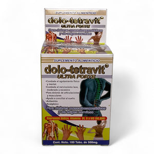 Tabletas economicas Dolo-Tetravit 100 pzas