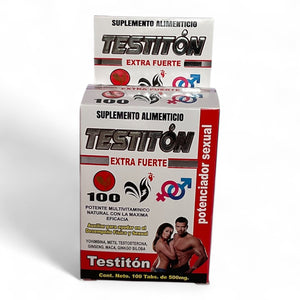 Tabletas economicas Testiton 100 pzas