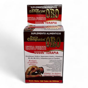 Tabletas economicas Dolo Campolón Oro 100 pzas