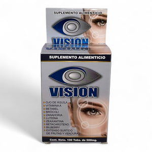 Tabletas economicas Vision 100 pzas