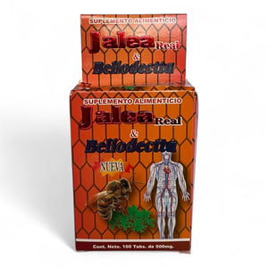 Tabletas economicas de jalea real y Bellodectta 100 pzas