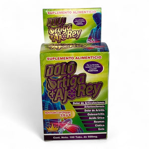 Tabletas economicas Dolo Ortiga + Ajorey 100 pzas