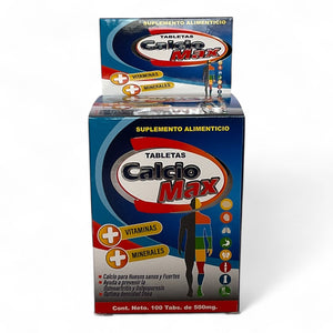 Tabletas economicas Calcio Max 100 pzas
