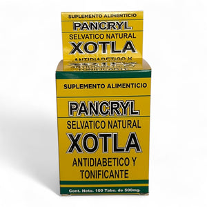 Tabletas economicas de pancryl xotla 100 pzas