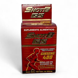 Tabletas economicas de ginseng 400, vitamina B + multivitaminico 100 pzas