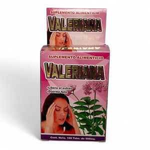 Tabletas economicas de valeriana 100 pzas