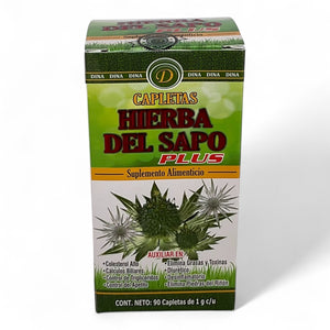 Tabletas de hierba del sapo 90 pzas