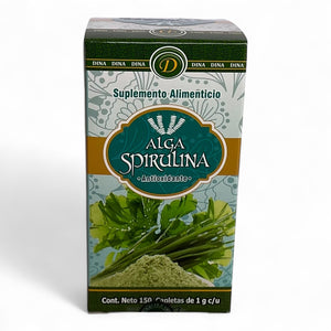 Tabletas de alga espirulina 150 pzas