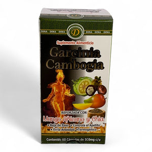 Capsulas de garcinia cambogia reforzado con mango africano y chia 60 pzas