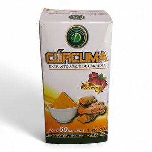 Tabletas de curcuma 60 pzas