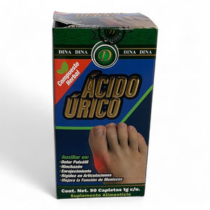 Tabletas de acido urico 90 pzas capleta