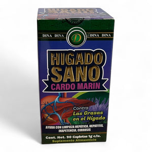Tabletas Higado Sano Cardo Marin 90 pzas capleta