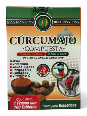 Tabletas de curcumajo (Compuesto)  100 pzas