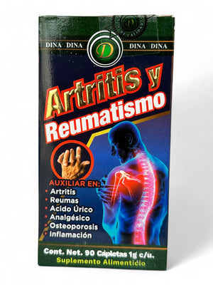 Tabletas de artritis y reumatismo 90 pzas capleta
