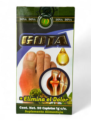 Tabletas Gota Elimina el Dolor 90 pzas capleta