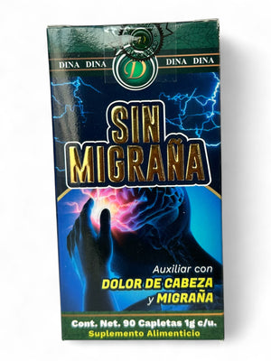 Tabletas Sin Migraña 90 pzas capleta