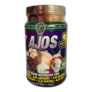 Colageno con 7 Ajos en polvo 1.1kg bote