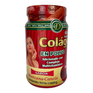 Colageno de manzana con canela en polvo 1.1kg bote